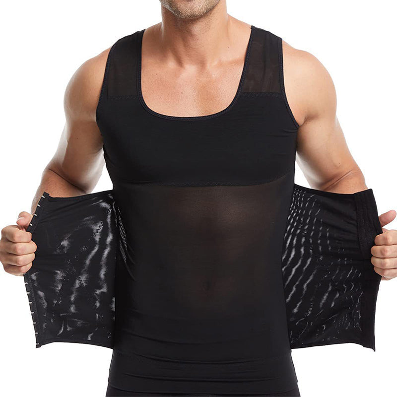 Afslankend vest van mesh voor here