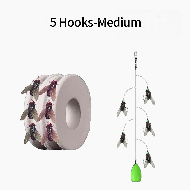 Multi-Hook Kunstmatige Vliegvisserslokdoos