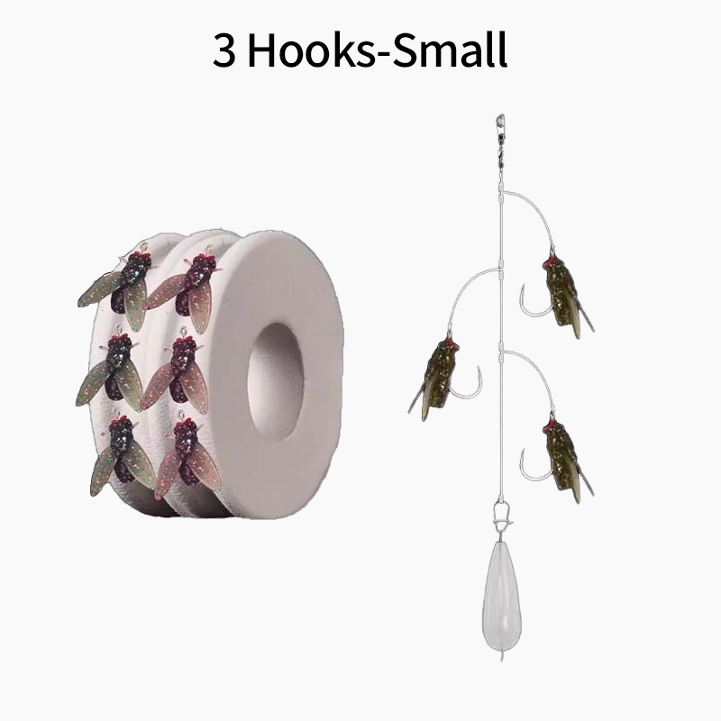 Multi-Hook Kunstmatige Vliegvisserslokdoos