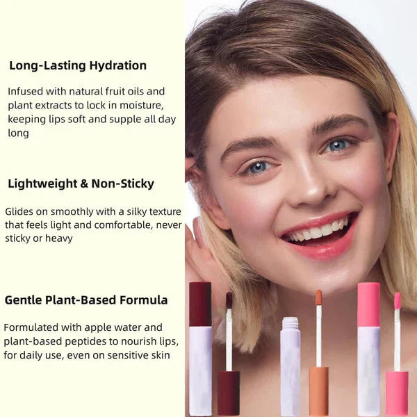 ✨Lips Vlekkende Lipolie (Kleeft niet, Vlekt niet en Blijft 24 uur lang zitten)👄