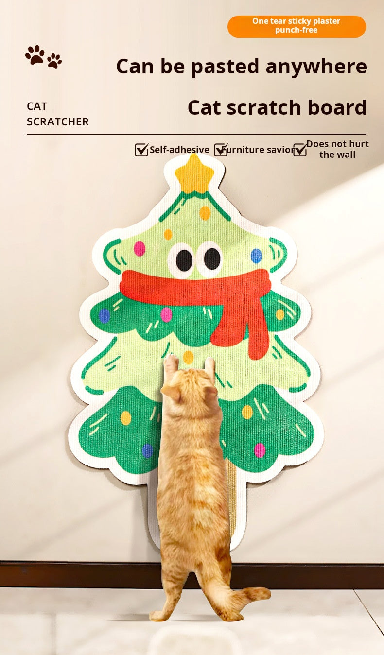 🐾 Wandgemonteerde Krabmat voor Katten💕