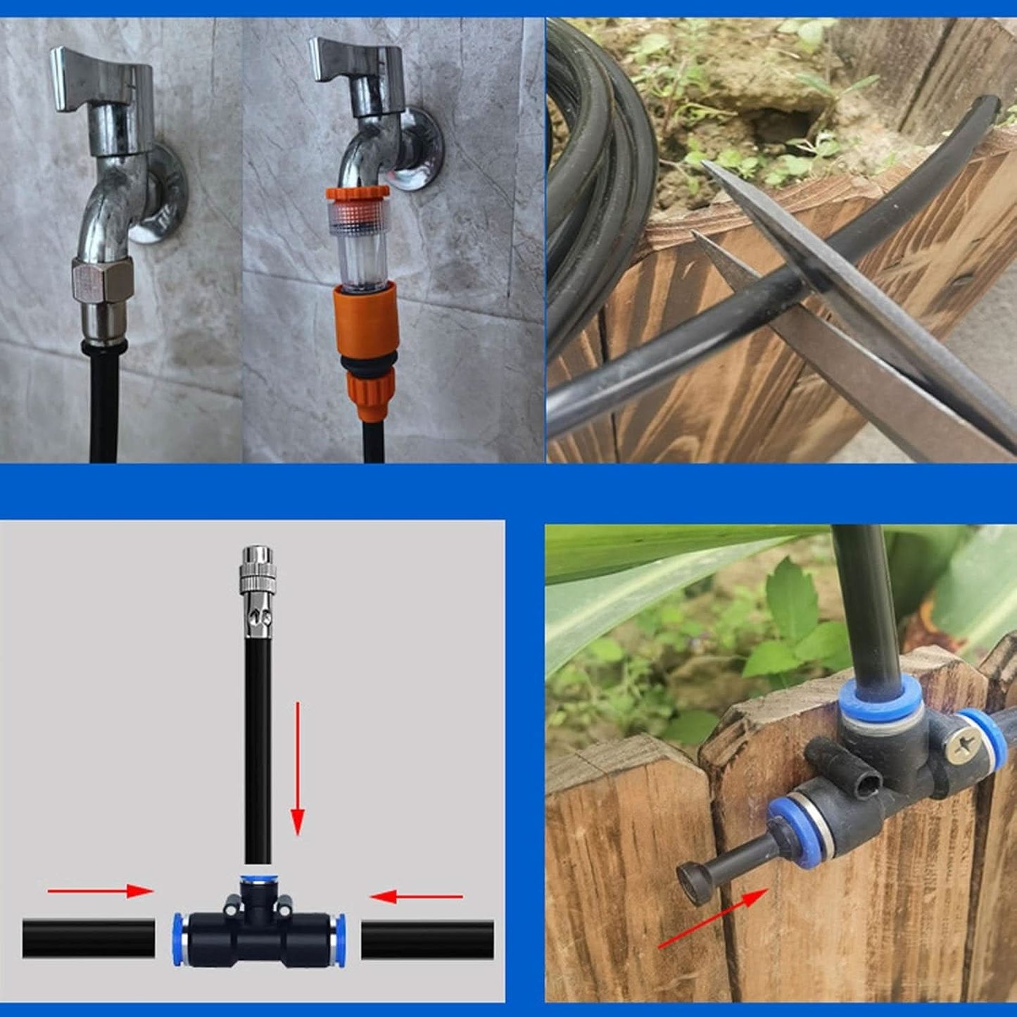 🔥Zomeraanbieding 50% UIT🚿360° gebogen automatisch tuinberegeningssysteem