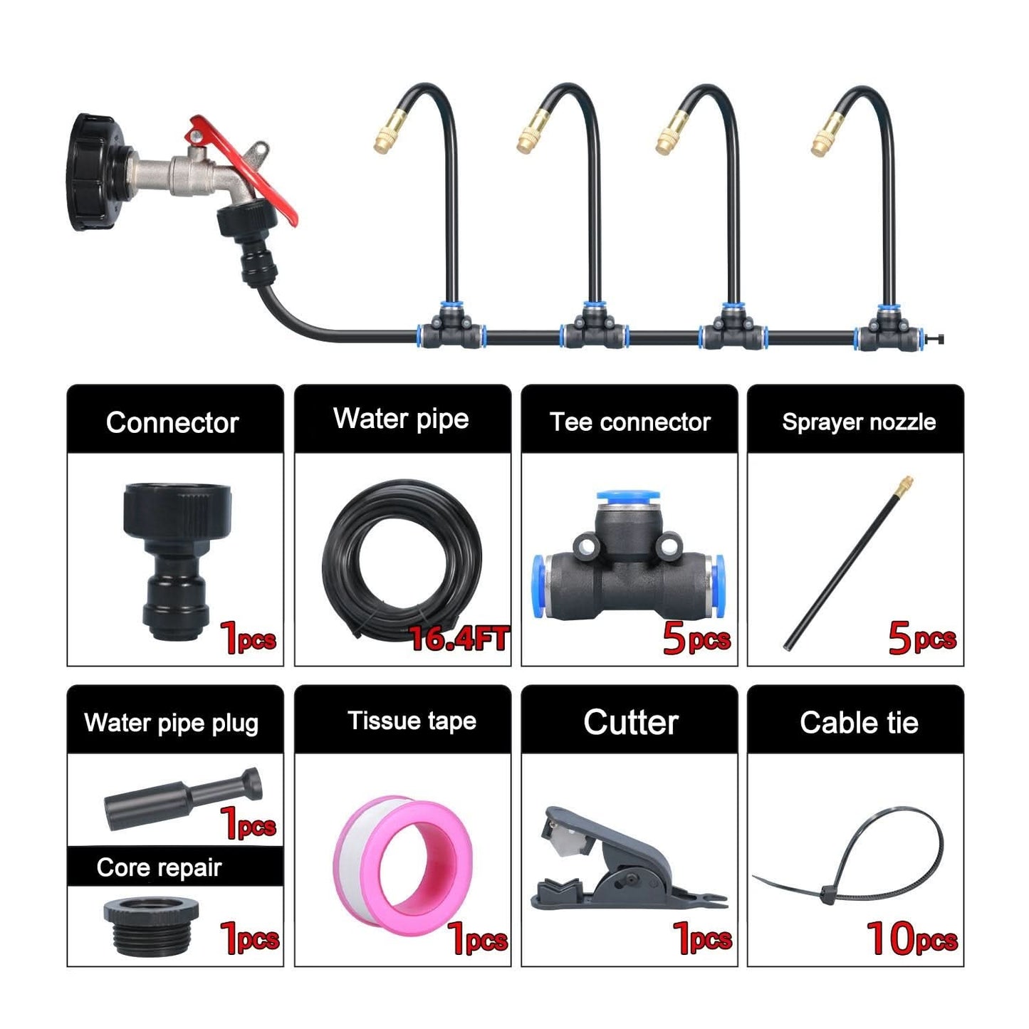🔥Zomeraanbieding 50% UIT🚿360° gebogen automatisch tuinberegeningssysteem