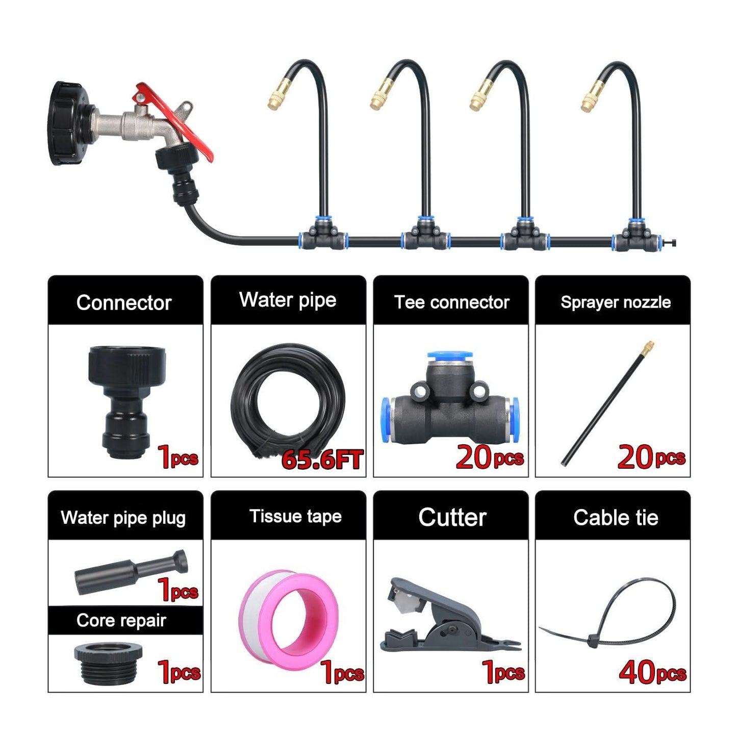 🔥Zomeraanbieding 50% UIT🚿360° gebogen automatisch tuinberegeningssysteem