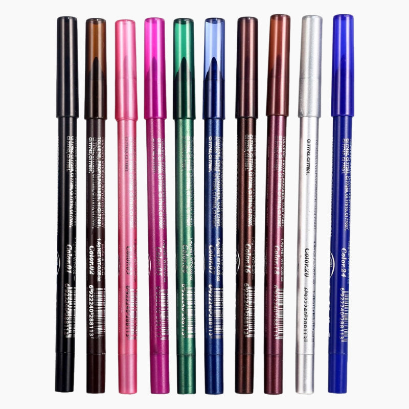 🌿🎍10 Stuks Gekleurde Eyeliner Gelpennen