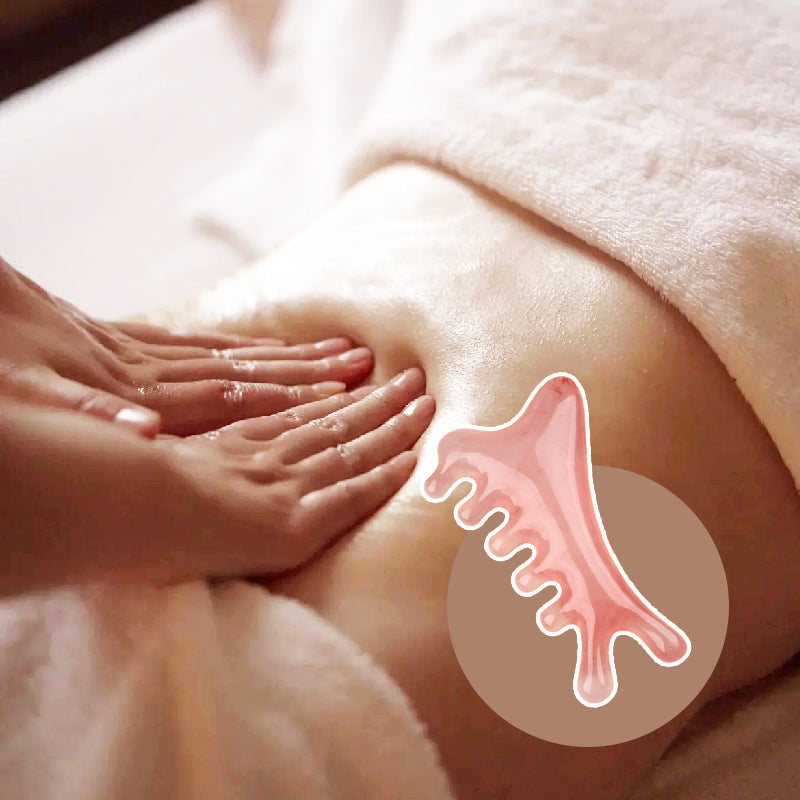 Multifunctionele hoofdhuid massagekam en Gua Sha hulpmiddel