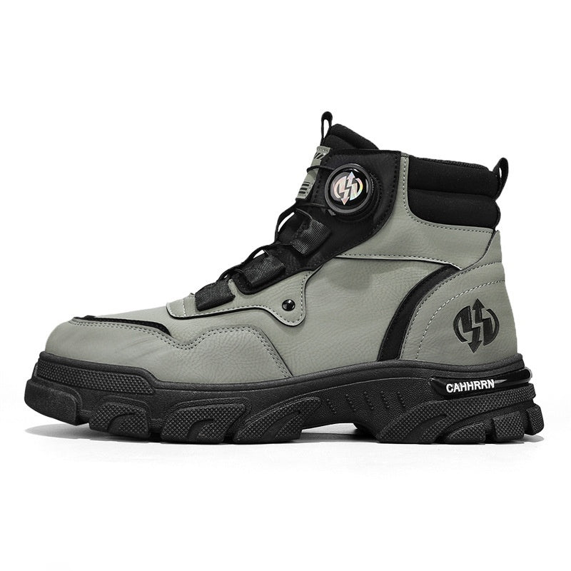 ⏳Tijdelijke aanbieding⏰Heren outdoor werkschoenen met draaibare gesp (waterdicht, antislip, comfortabel en ademend)