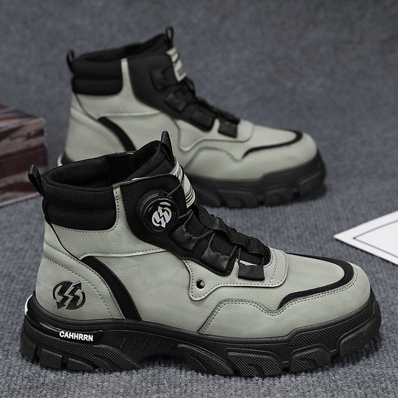 ⏳Tijdelijke aanbieding⏰Heren outdoor werkschoenen met draaibare gesp (waterdicht, antislip, comfortabel en ademend)