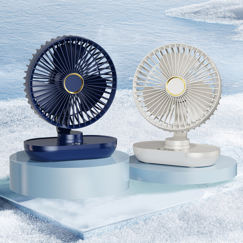 Draagbare Oplaadbare Desktop Roterende Ventilator