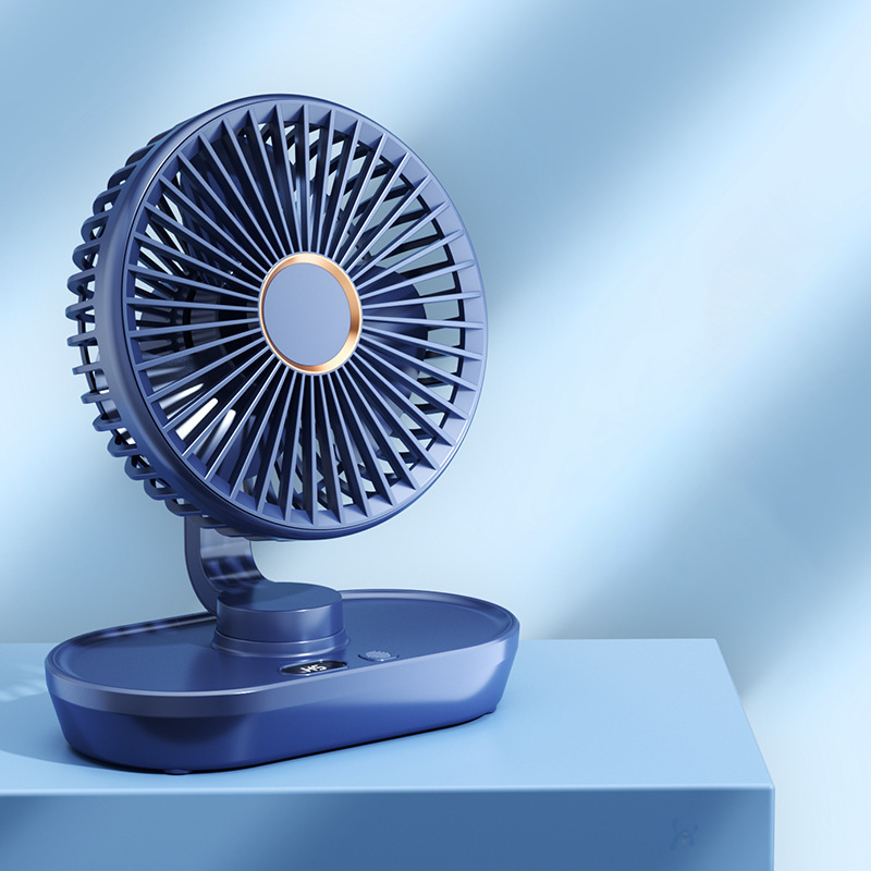 Draagbare Oplaadbare Desktop Roterende Ventilator