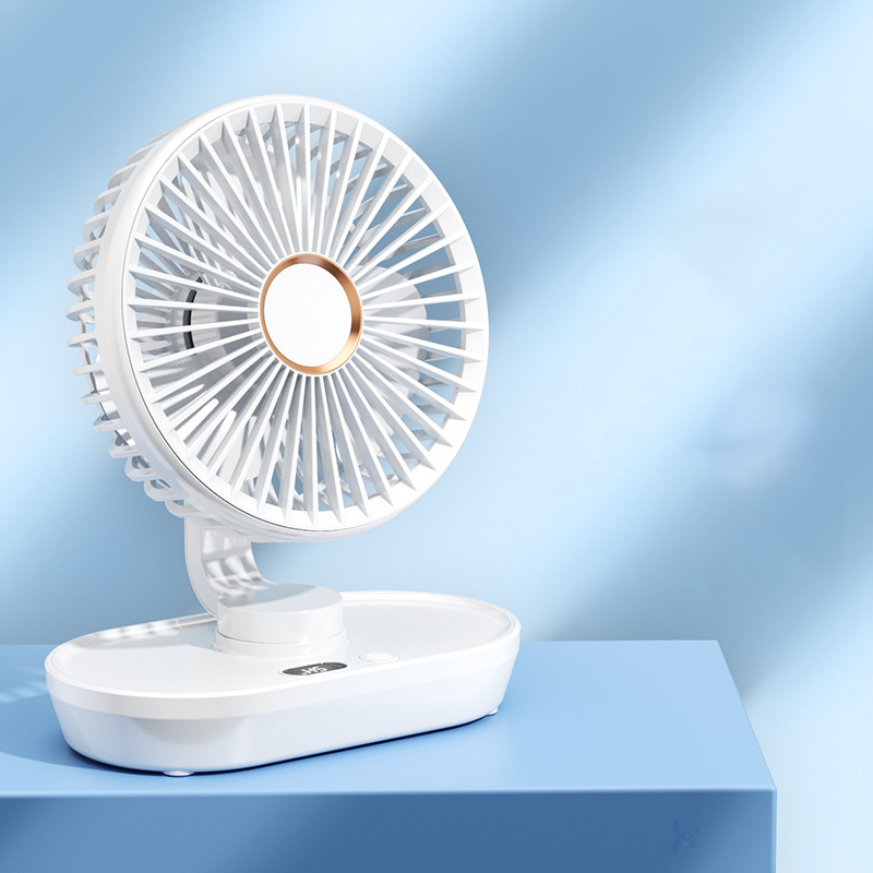 Draagbare Oplaadbare Desktop Roterende Ventilator