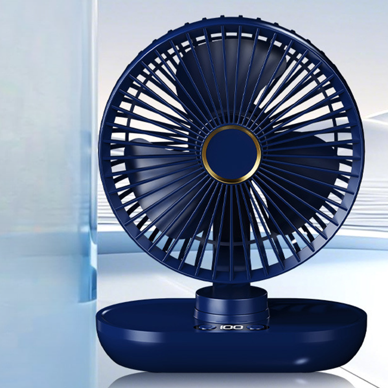 Draagbare Oplaadbare Desktop Roterende Ventilator