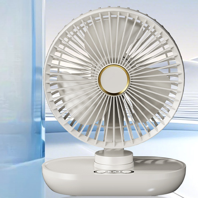 Draagbare Oplaadbare Desktop Roterende Ventilator