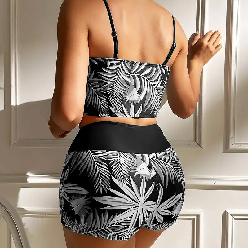 🏖️2025 Nieuw design👙✨semble van twee -stuk zwempak geprint voor vrouwen