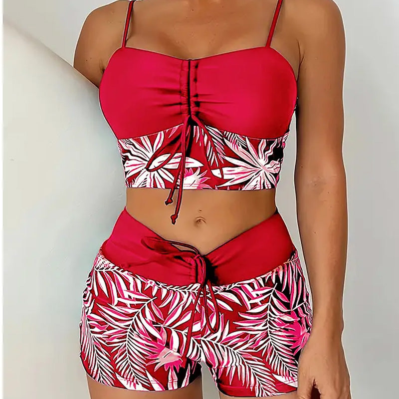 🏖️2025 Nieuw design👙✨semble van twee -stuk zwempak geprint voor vrouwen