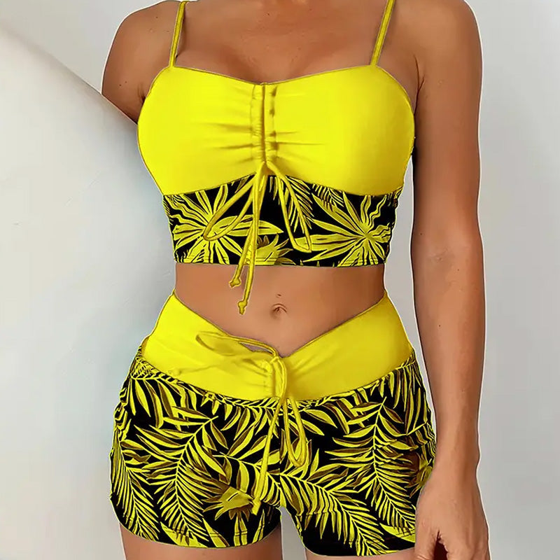 🏖️2025 Nieuw design👙✨semble van twee -stuk zwempak geprint voor vrouwen