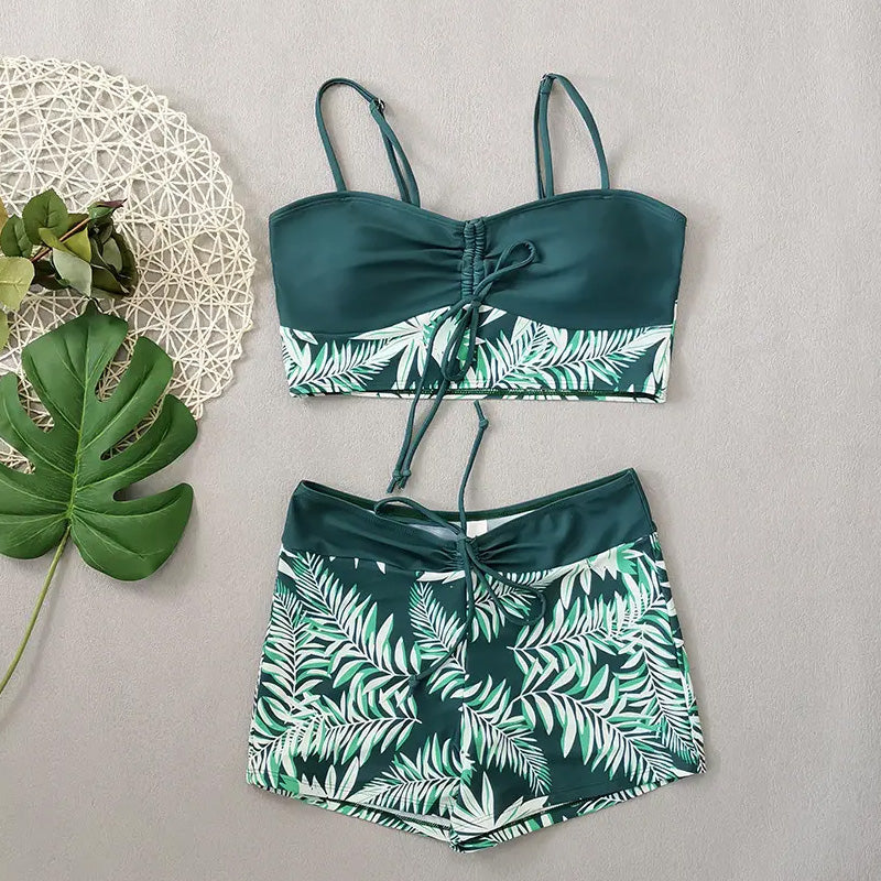 🏖️2025 Nieuw design👙✨semble van twee -stuk zwempak geprint voor vrouwen