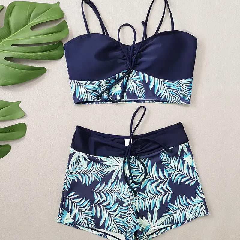 🏖️2025 Nieuw design👙✨semble van twee -stuk zwempak geprint voor vrouwen