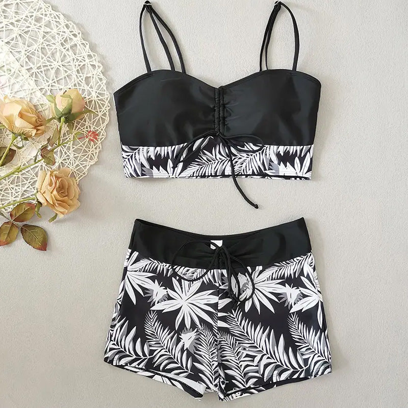 🏖️2025 Nieuw design👙✨semble van twee -stuk zwempak geprint voor vrouwen