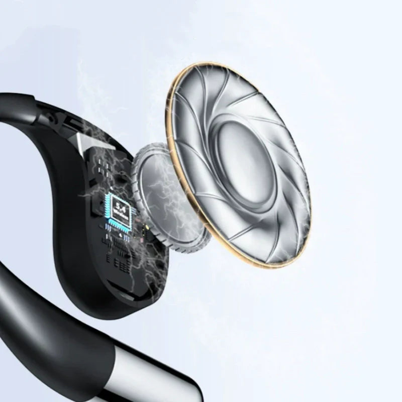 Draadloze Open Oor Hoofdtelefoon met LED-display