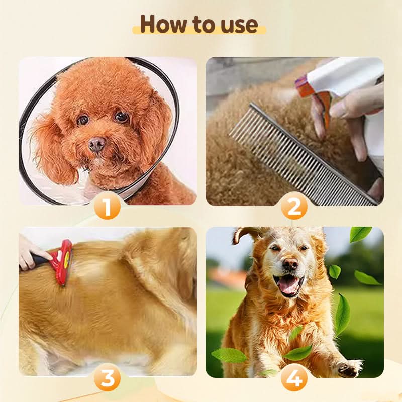 🔥Vlooien- en tekenwerende spray voor katten en honden