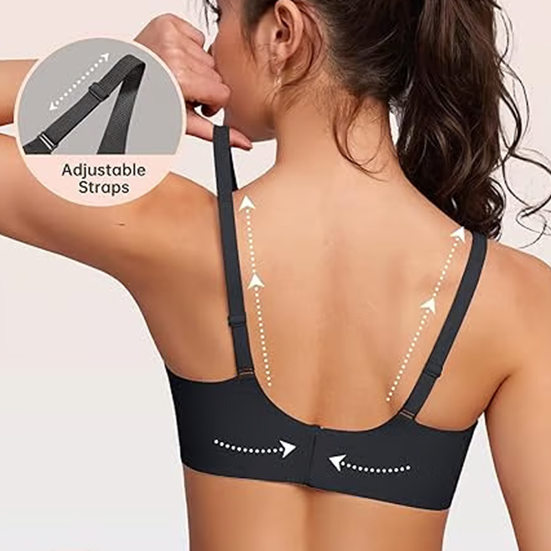šZomer Hot Sale 55% Kortingā°Deep V Plunge Push-Up Draadloze Naadloze Jelly Bh