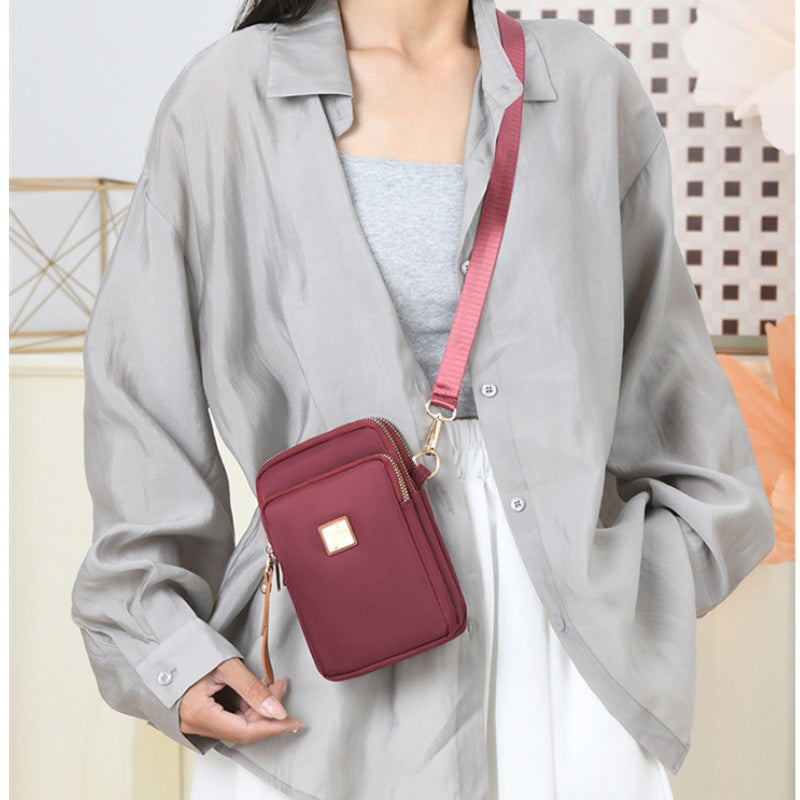 Stijlvolle 3-laags schouder crossbody tas