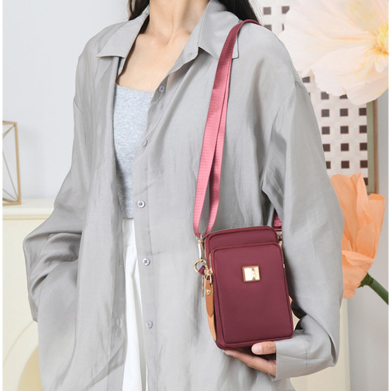 Stijlvolle 3-laags schouder crossbody tas