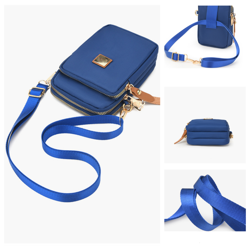 Stijlvolle 3-laags schouder crossbody tas