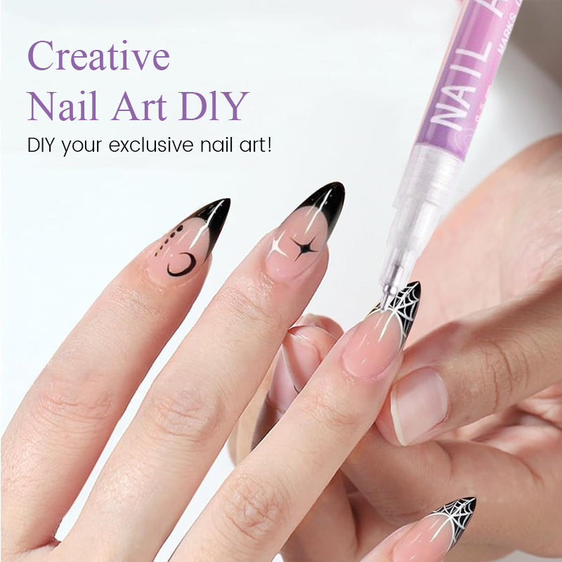 🎁Hot verkoop 50% korting op🌈12 kleuren nail art pennen set💅