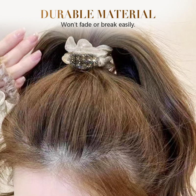4 STUKS Elegante Strass Elastische Haarelastiekjes(50% OFF)