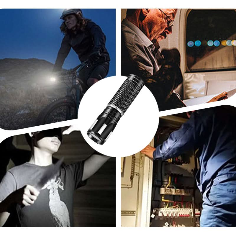 🔦 Oplaadbare mini-LED-zaklamp met hoge helderheid