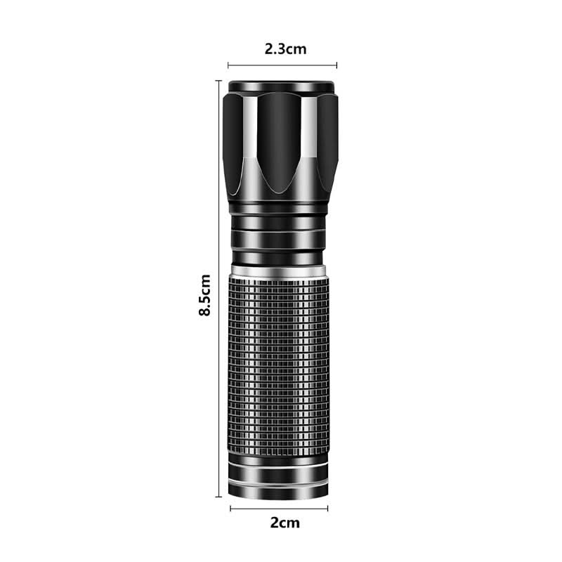🔦 Oplaadbare mini-LED-zaklamp met hoge helderheid