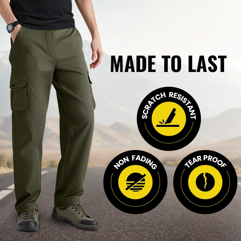 Heren Multi-Pocket Cargo Broek