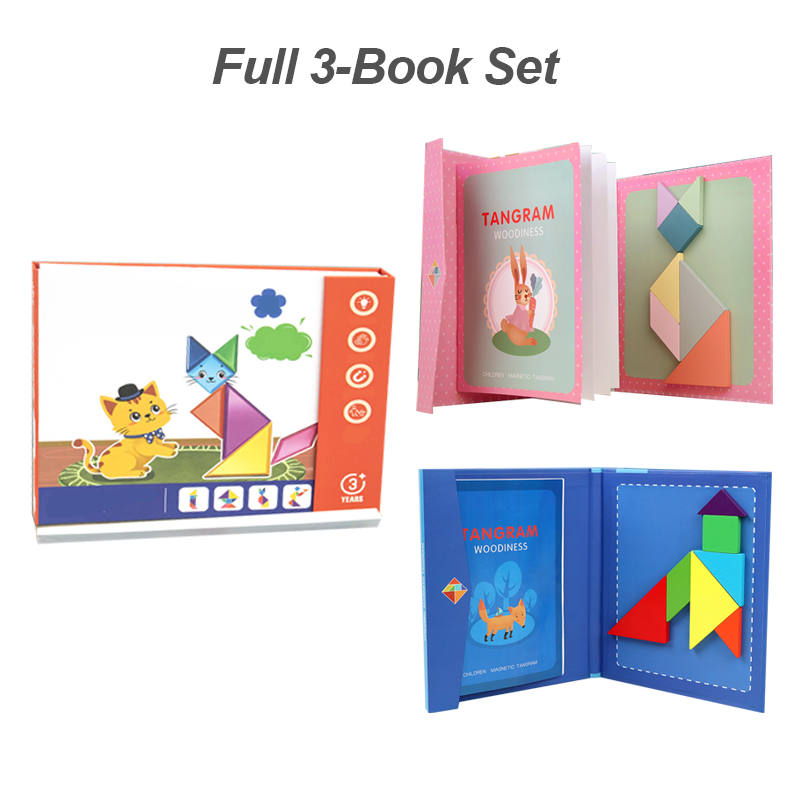 🎁Magnetische tangram -puzzelset voor kinderen