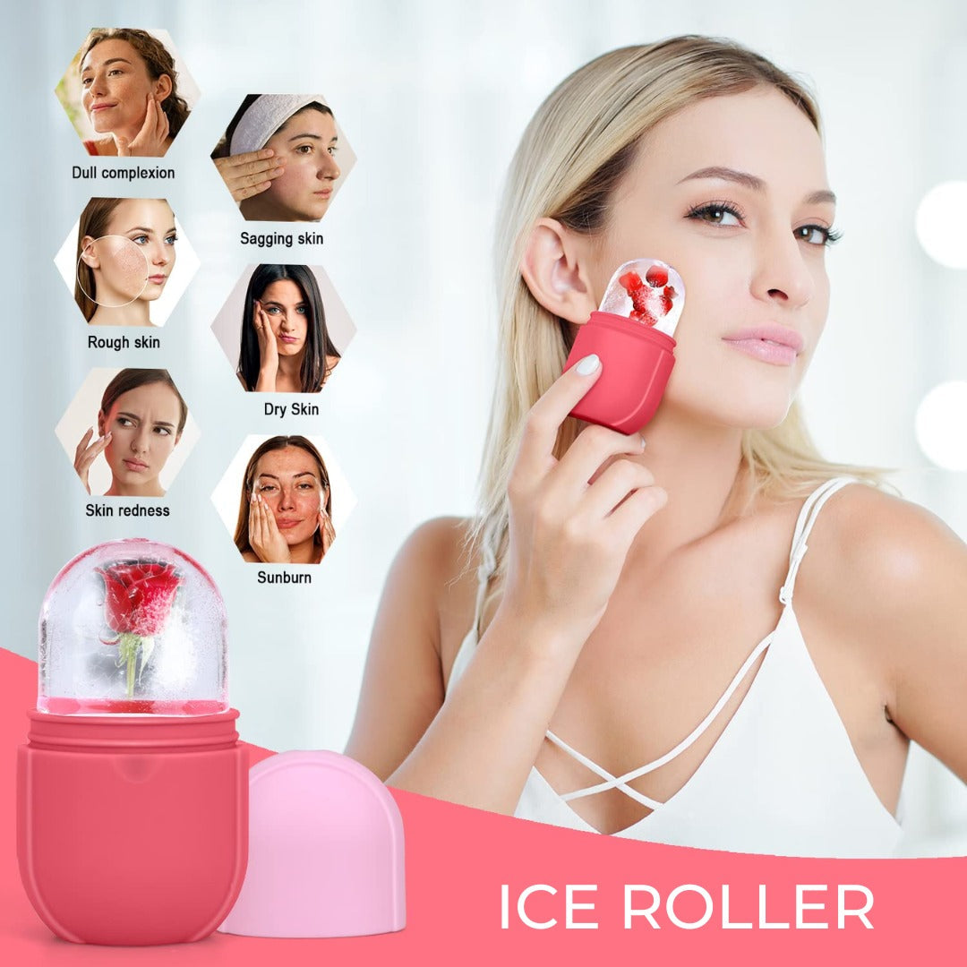 EN TENDENCIA! MASAJEADOR FACIAL ICE ROLLER