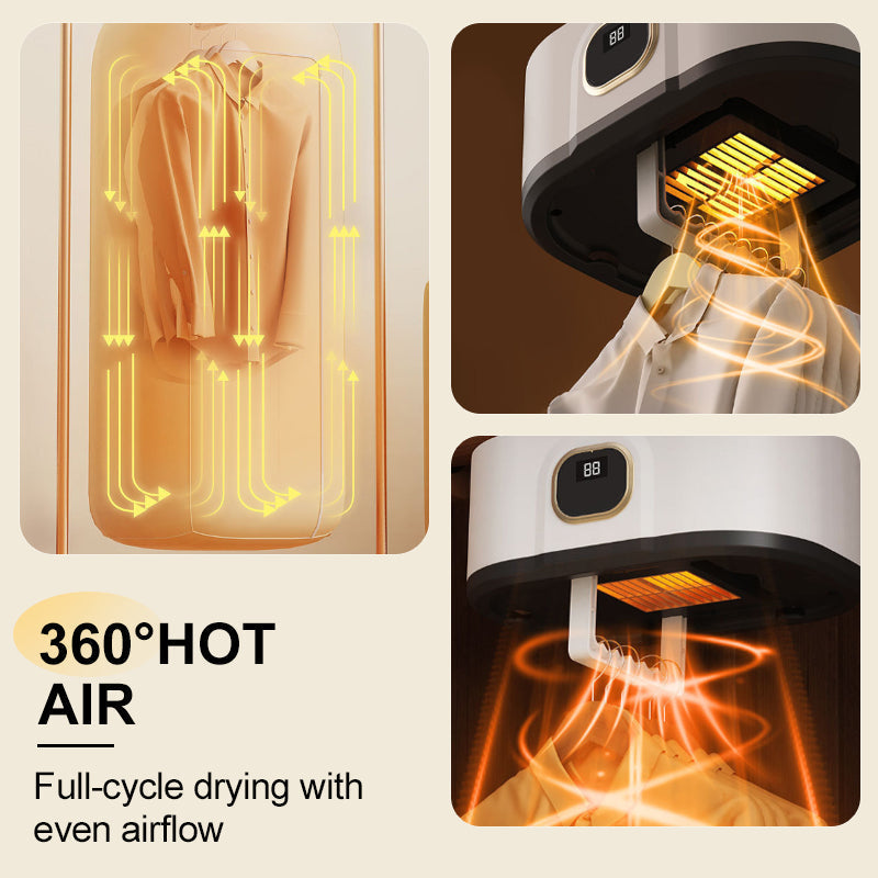 🔈🔈LAATSTE DAG UITVERKOOP 55% KORTING🔥 Draagbare opvouwbare mini-droger