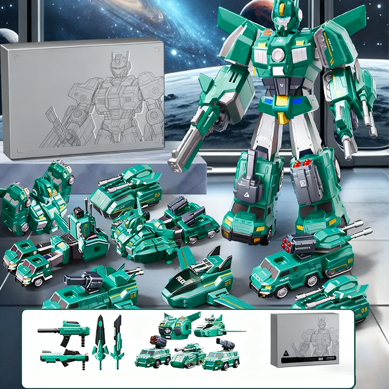 💥 TIJDELIJKE AANBIEDING! 🔥9-in-1 magnetisch transformeerbaar auto- en robotspeelgoed