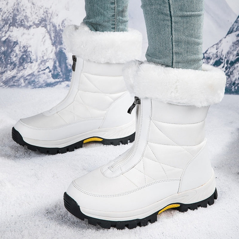 ๐ฅ 40% KORTING ! โจ Antislip Winterlaarzen voor Dames - Warme Binnenvoering, Gemakkelijk Ritsontwerp, Geschikt voor Sneeuw en IJs โ๏ธ๐ข