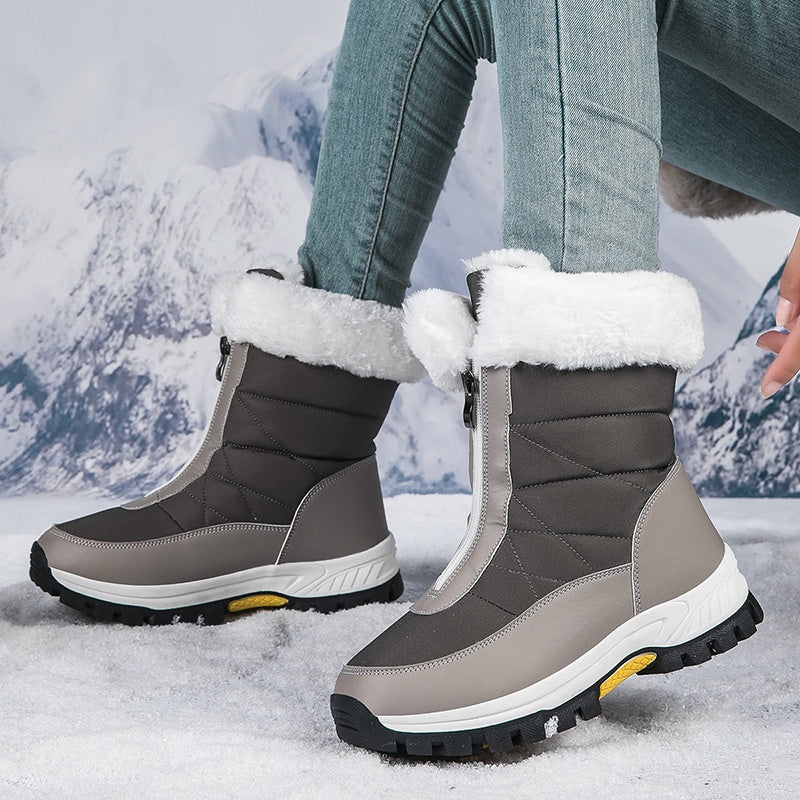 ๐ฅ 40% KORTING ! โจ Antislip Winterlaarzen voor Dames - Warme Binnenvoering, Gemakkelijk Ritsontwerp, Geschikt voor Sneeuw en IJs โ๏ธ๐ข