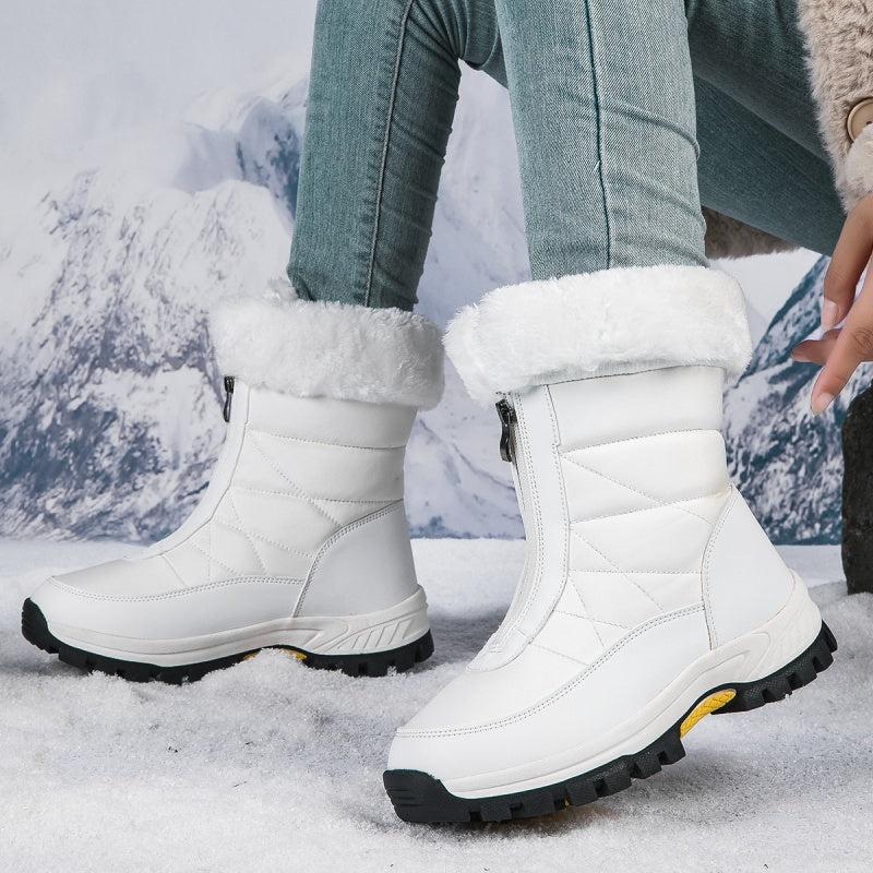 ๐ฅ 40% KORTING ! โจ Antislip Winterlaarzen voor Dames - Warme Binnenvoering, Gemakkelijk Ritsontwerp, Geschikt voor Sneeuw en IJs โ๏ธ๐ข