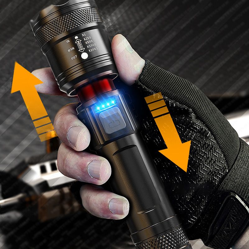 Supersterke zaklamp met zoomfunctie
