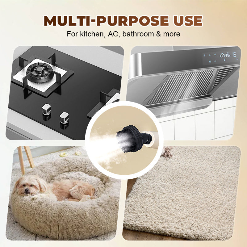 🌟Eindejaarsuitverkoop 2025 – 50% korting💨💦Draagbare hogetemperatuurstoomreinigerset