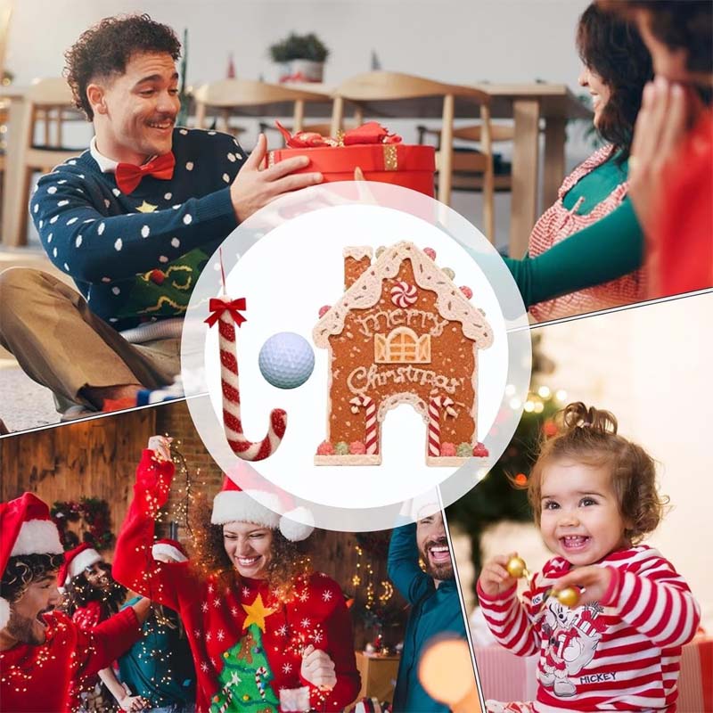 Kerstmis-peperkoek golfspel se