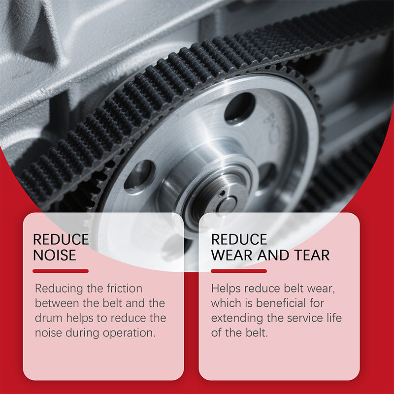 Multifunctioneel smeermiddel voor autogordels en geluiddempende spray