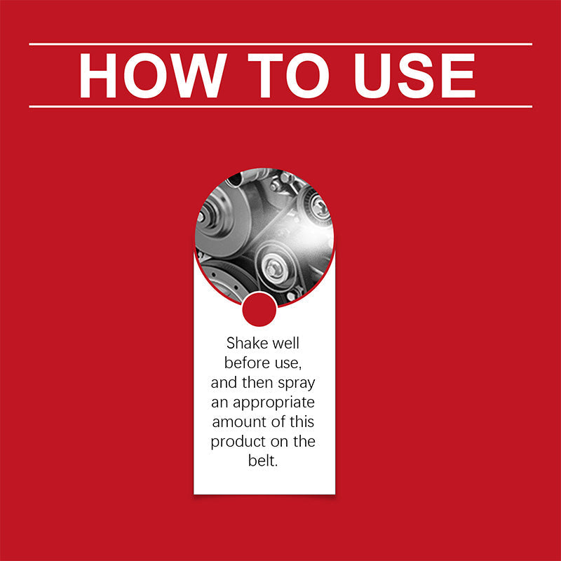 Multifunctioneel smeermiddel voor autogordels en geluiddempende spray