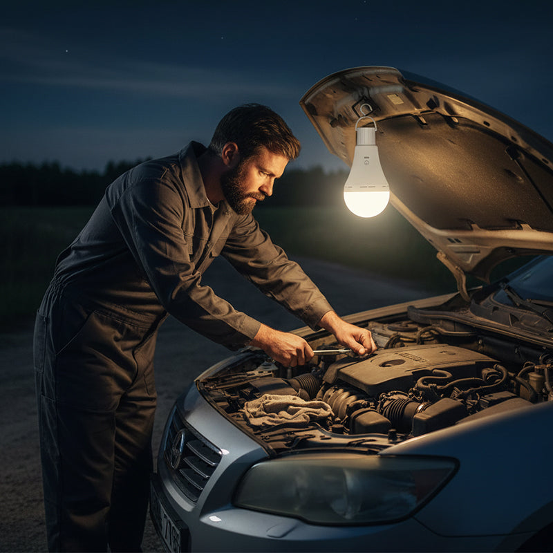 Draagbare oplaadbare LED-kampeerlamp