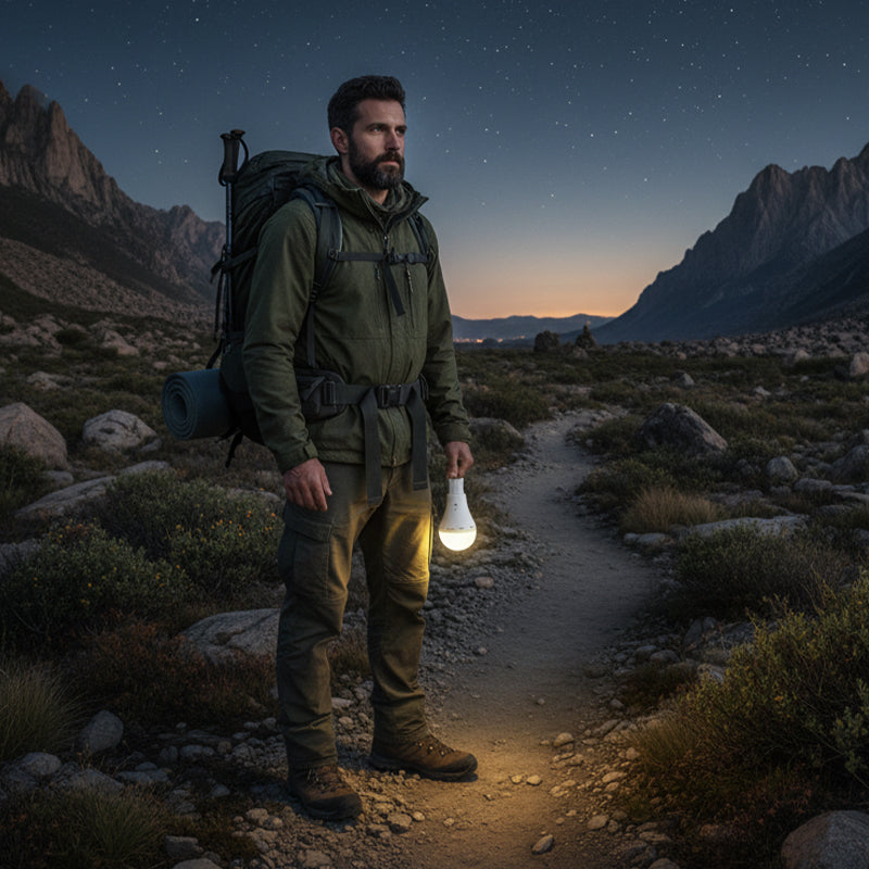 Draagbare oplaadbare LED-kampeerlamp