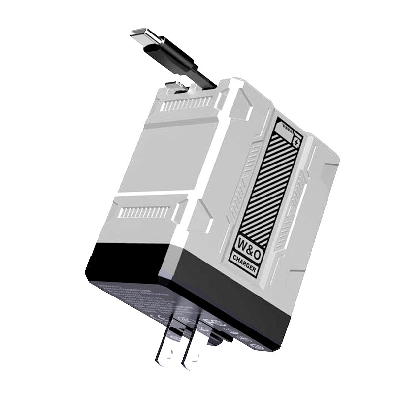 2-poorts intrekbare snellader