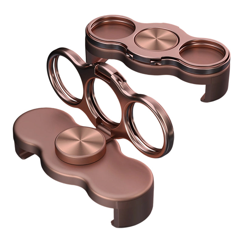 🔥Hot Sale🔥Dubbele ring met drie vingers en clip aan de achterkant